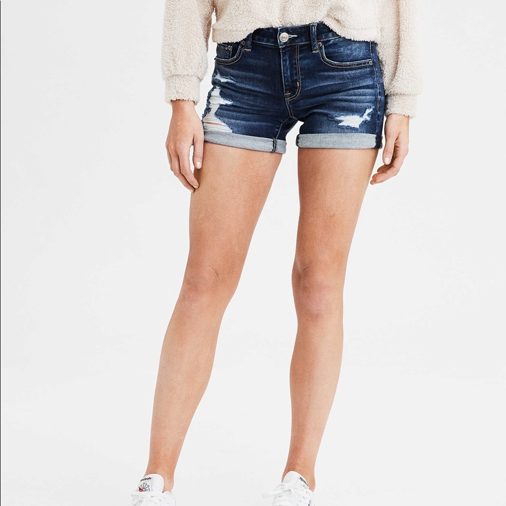 American eagle midi shorts.